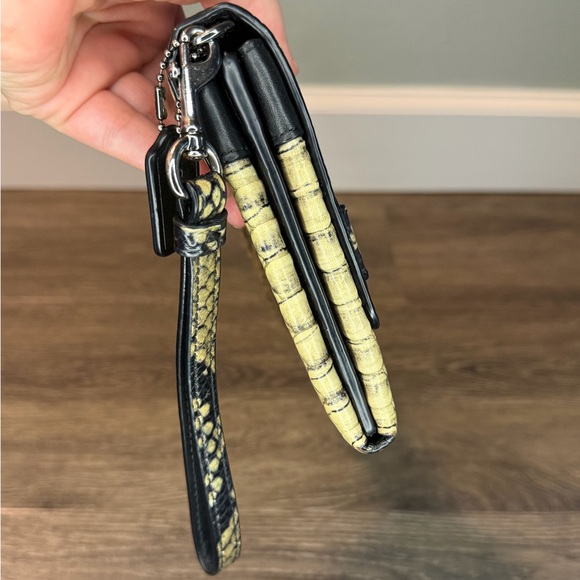 Coach Swagger Embossed Python Clutch - Picture 6 of 16